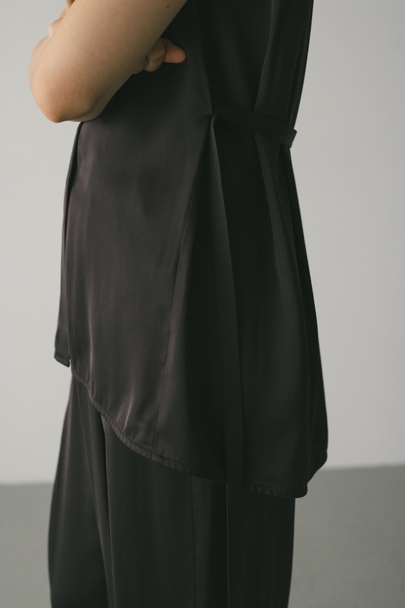 サテンベルトシャツ 詳細画像 BRN 11