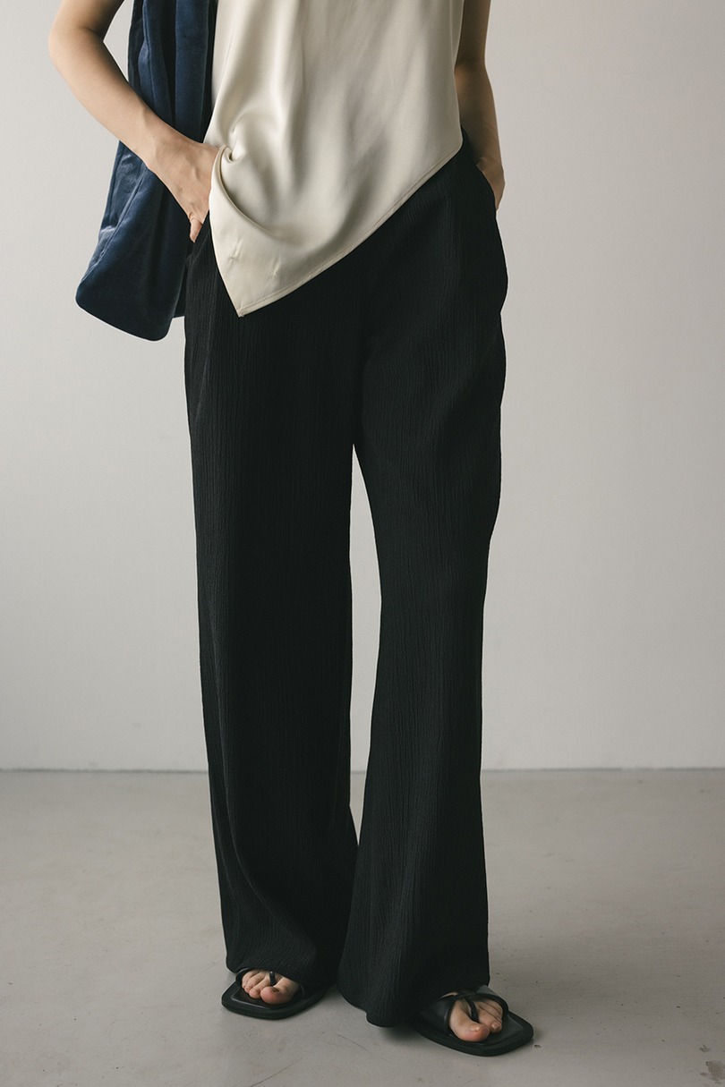 リンクルリラックスワイドパンツ