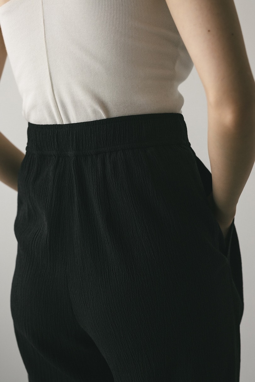 リンクルリラックスワイドパンツ 詳細画像 BLK 10