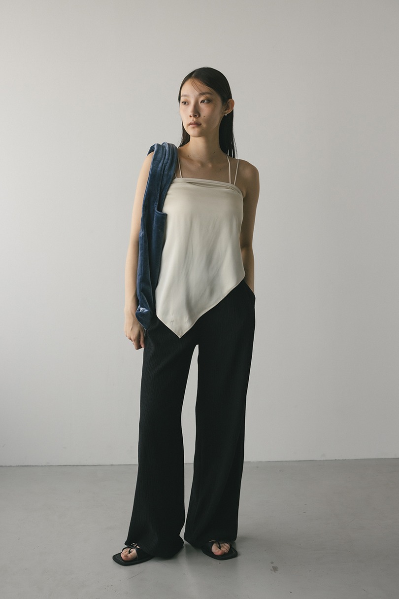 リンクルリラックスワイドパンツ 詳細画像 BLK 2