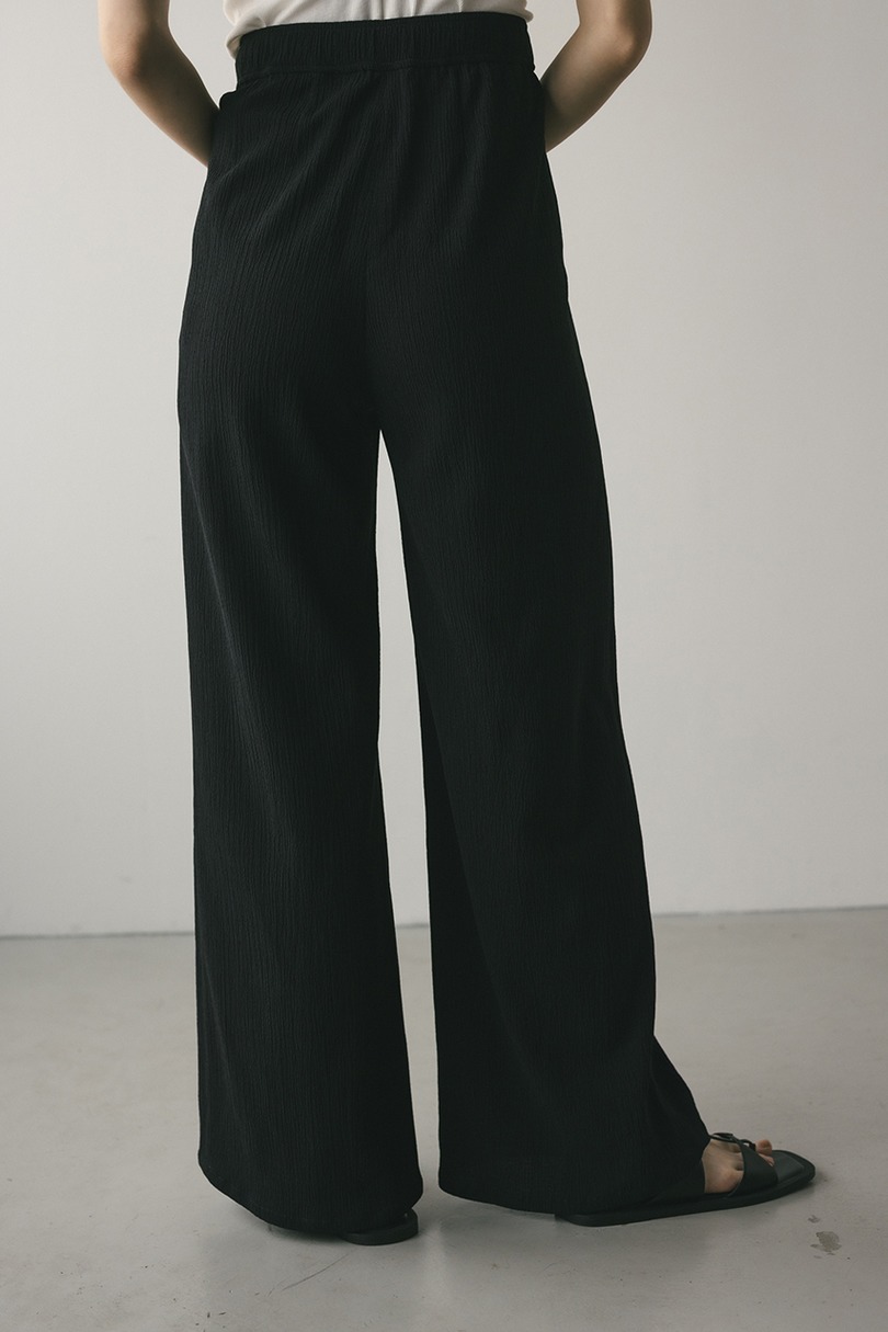 リンクルリラックスワイドパンツ 詳細画像 BLK 6