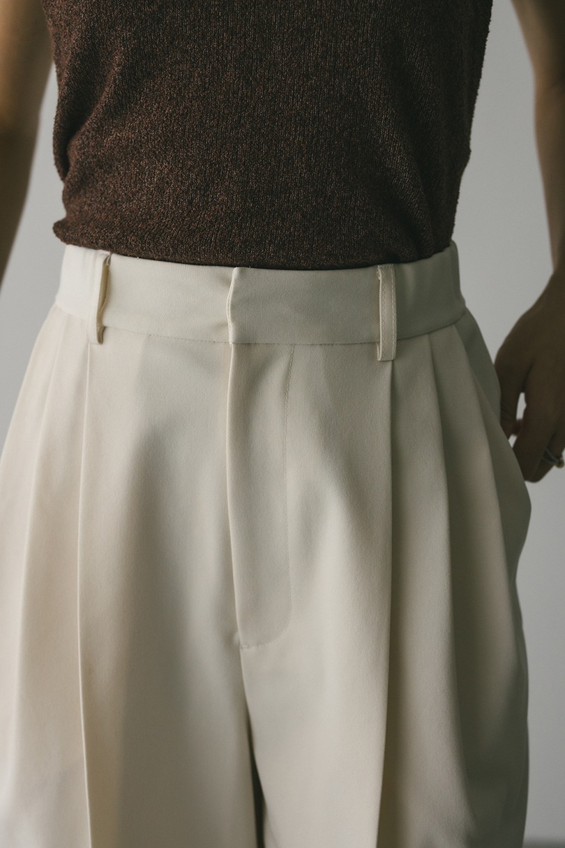 3タックハーフパンツ 詳細画像 IVOY 7