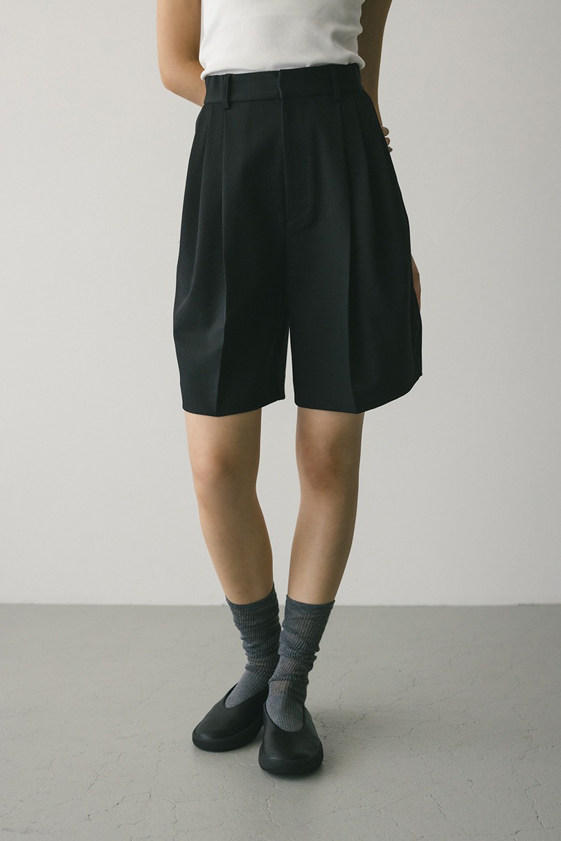 3タックハーフパンツ 詳細画像 BLK 5