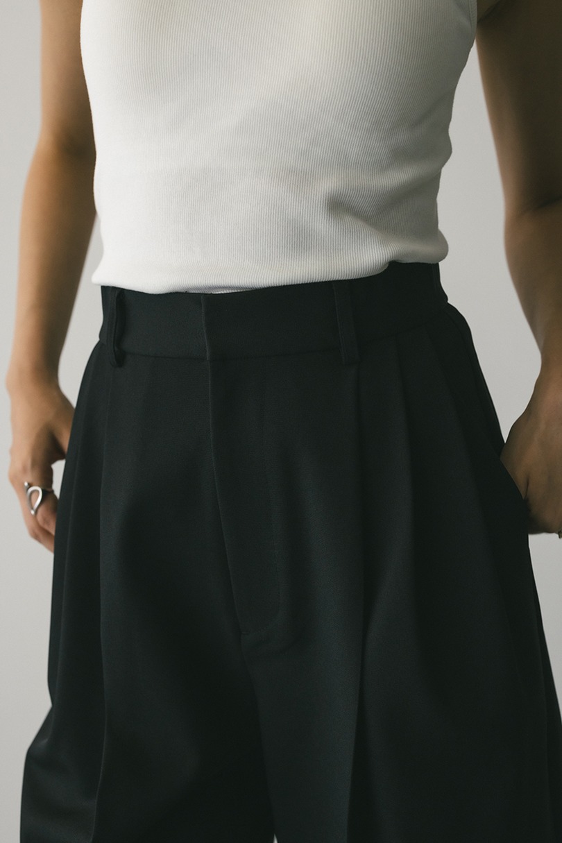 3タックハーフパンツ 詳細画像 BLK 9