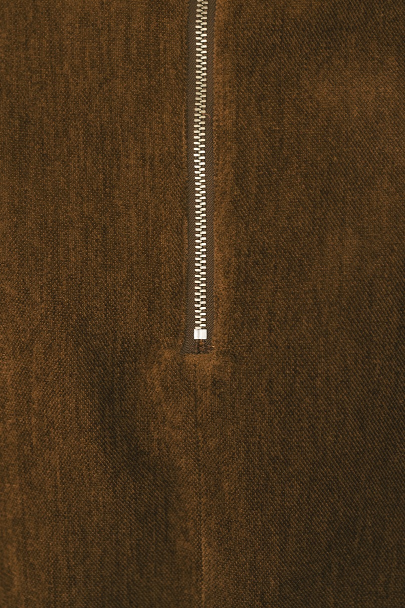 ベロアミニスカートパンツ 詳細画像 BRN 10