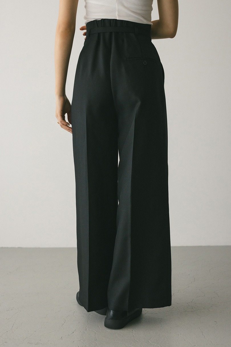 ハイウエストワイドベルトパンツ 詳細画像 BLK 5