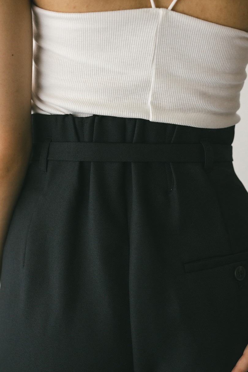 ハイウエストワイドベルトパンツ 詳細画像 BLK 7