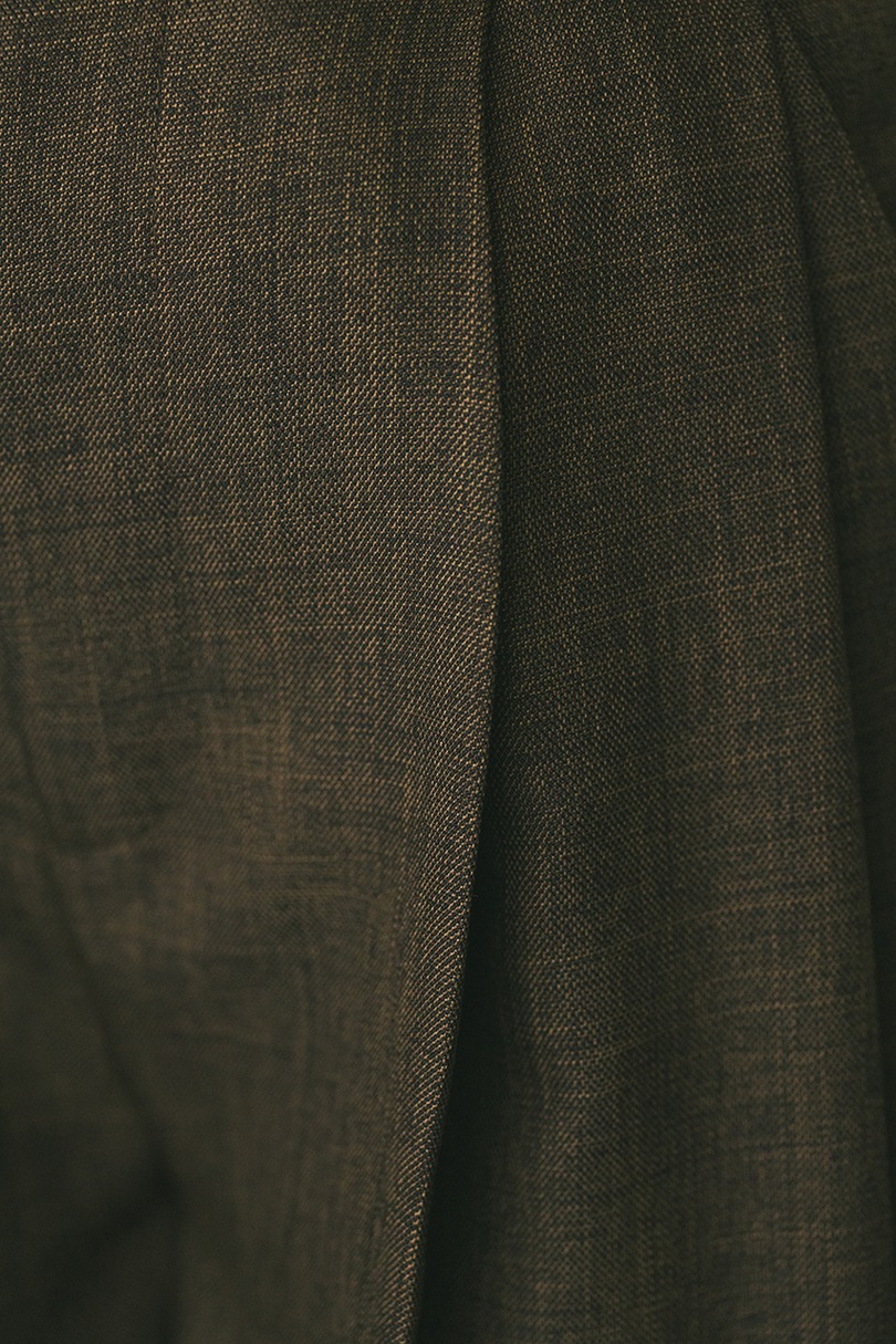 ハイウエストワイドベルトパンツ 詳細画像 BRN 9