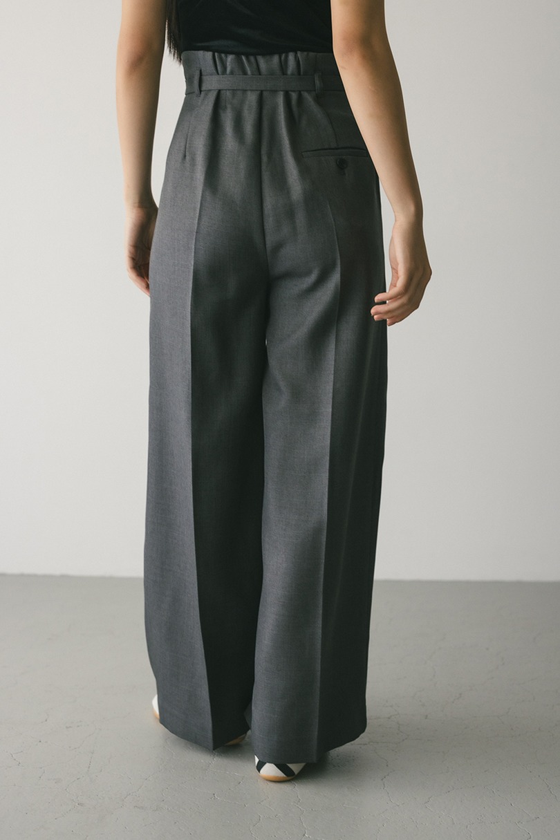 ハイウエストワイドベルトパンツ 詳細画像 GRY 9