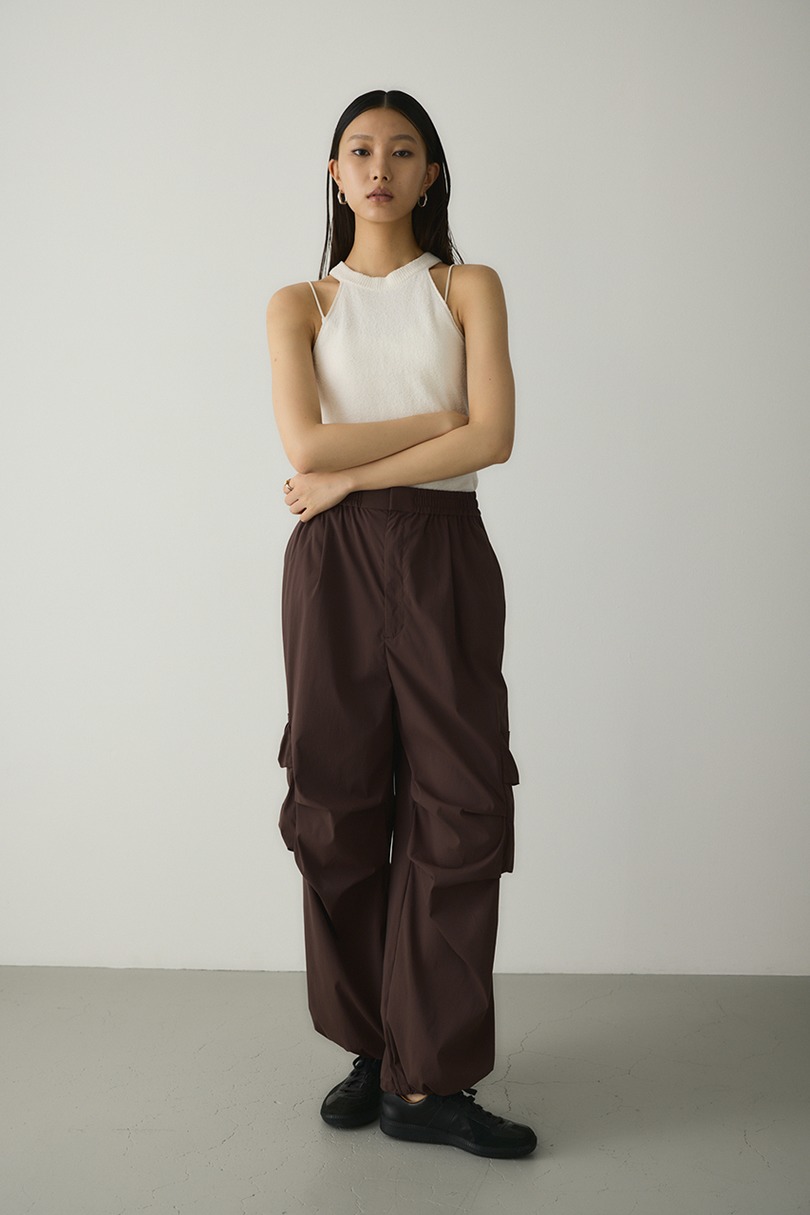 ACTIVE撥水2WAYタックパンツ 詳細画像 BRN 2