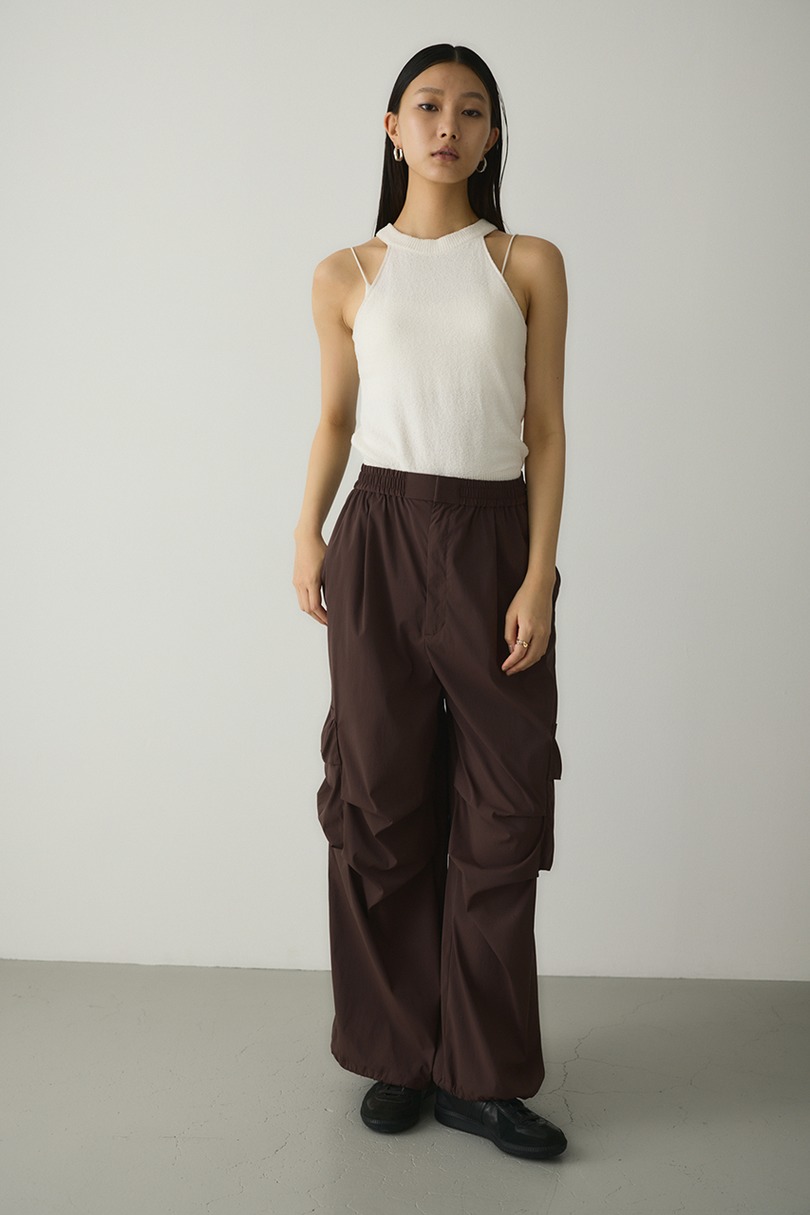 ACTIVE撥水2WAYタックパンツ 詳細画像 BRN 3