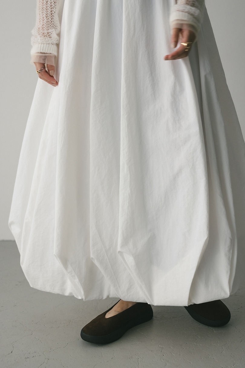 タックバルーンギャザースカート 詳細画像 WHT 10