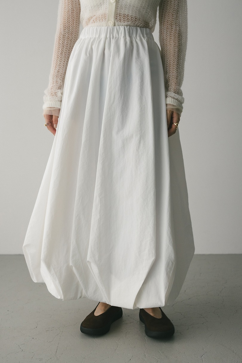 タックバルーンギャザースカート 詳細画像 WHT 7