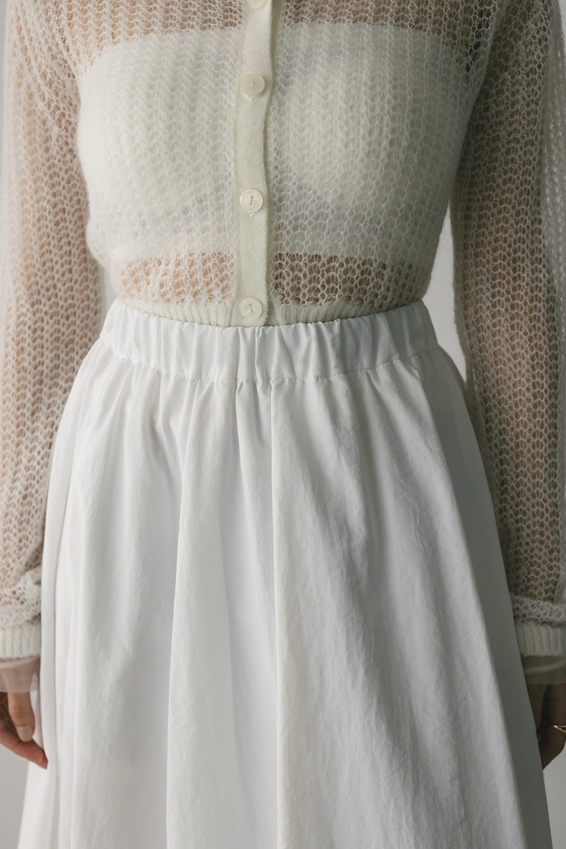 タックバルーンギャザースカート 詳細画像 WHT 8