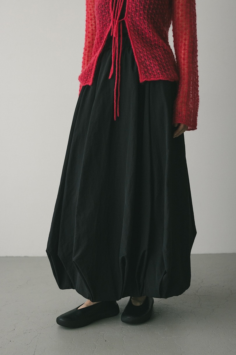 タックバルーンギャザースカート