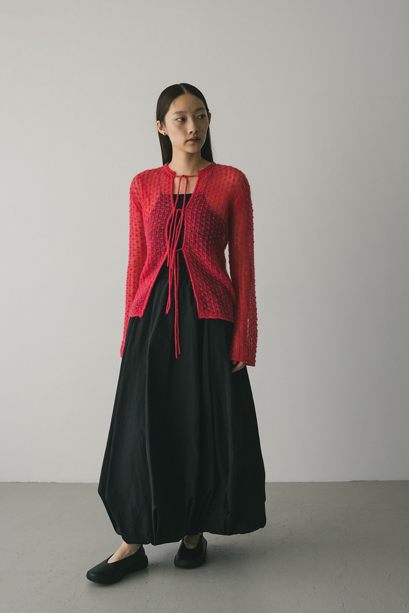 タックバルーンギャザースカート 詳細画像 BLK 2