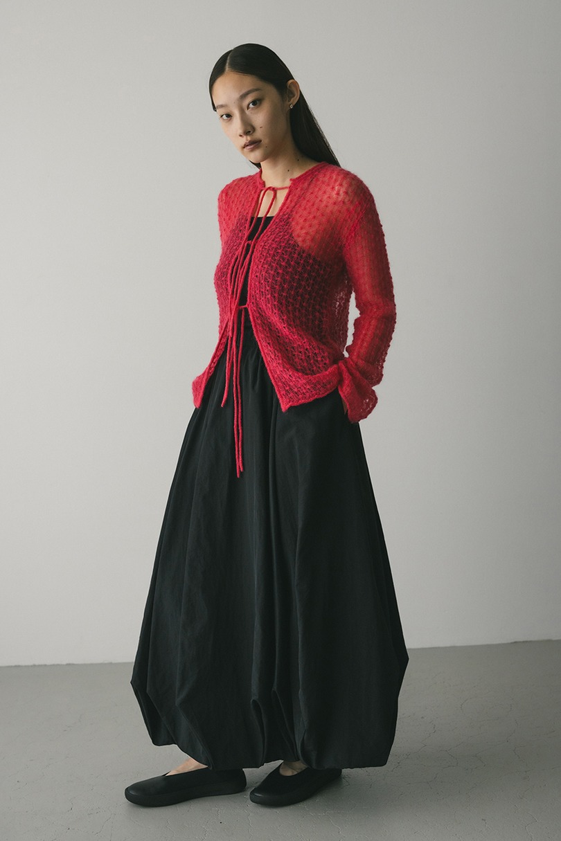 タックバルーンギャザースカート 詳細画像 BLK 3