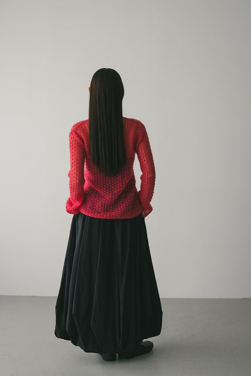 タックバルーンギャザースカート 詳細画像 BLK 4