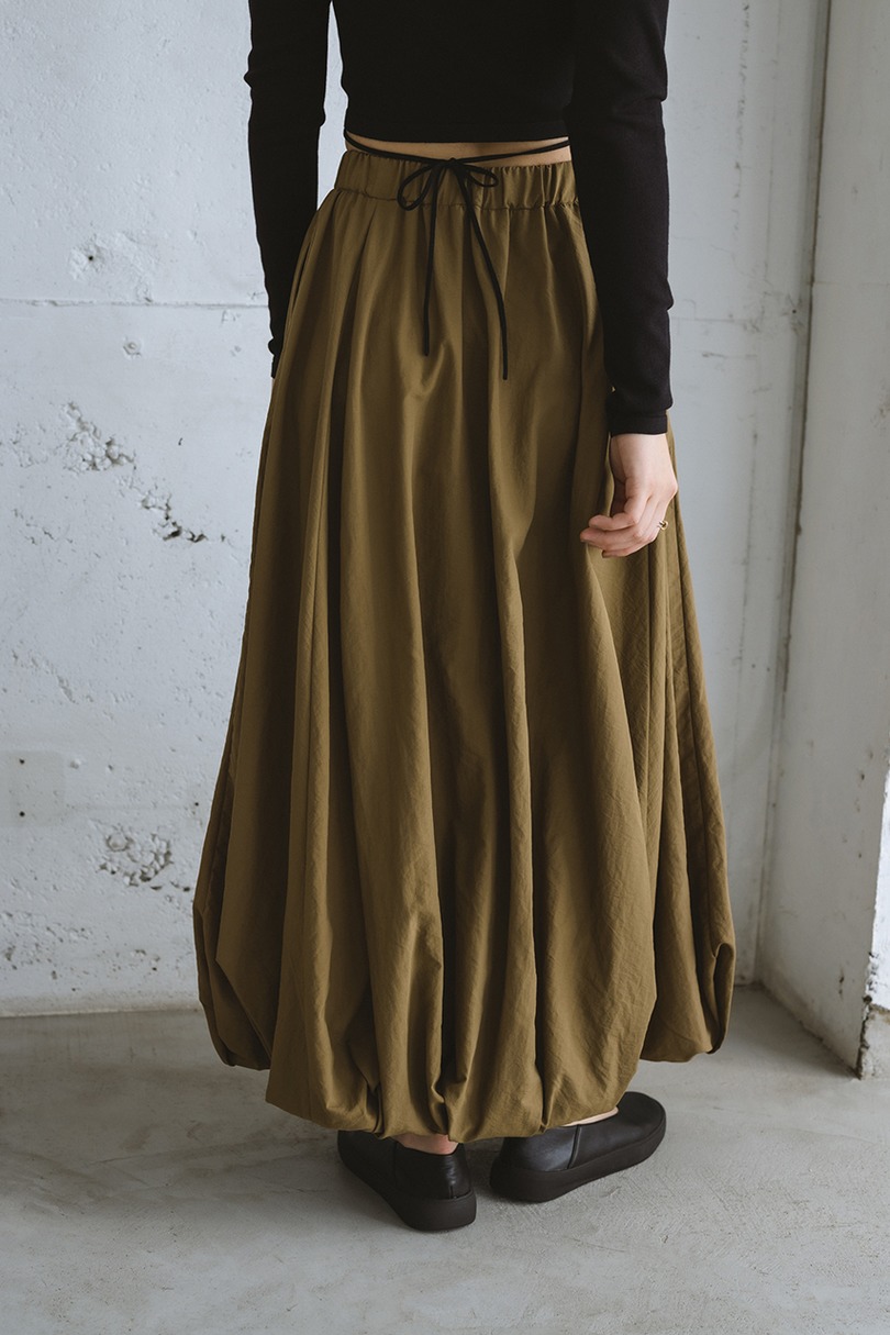 タックバルーンギャザースカート 詳細画像 KHA 4