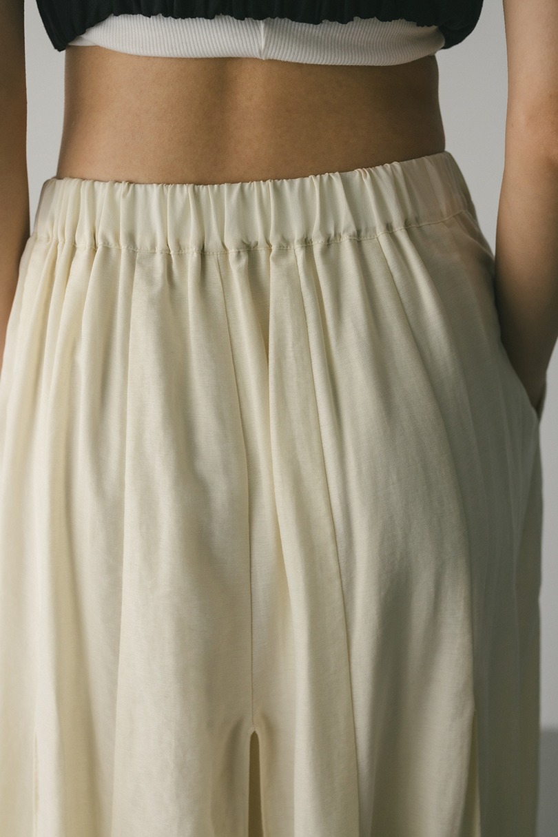 ピンタックパネルフレアスカート 詳細画像 IVOY 10