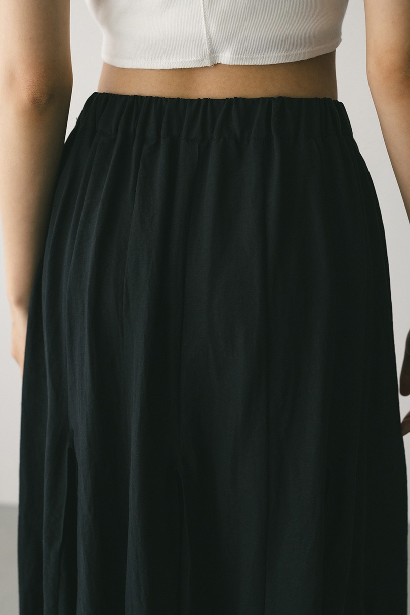 ピンタックパネルフレアスカート 詳細画像 BLK 10