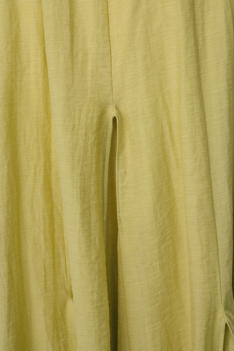 ピンタックパネルフレアスカート 詳細画像 YEL 15