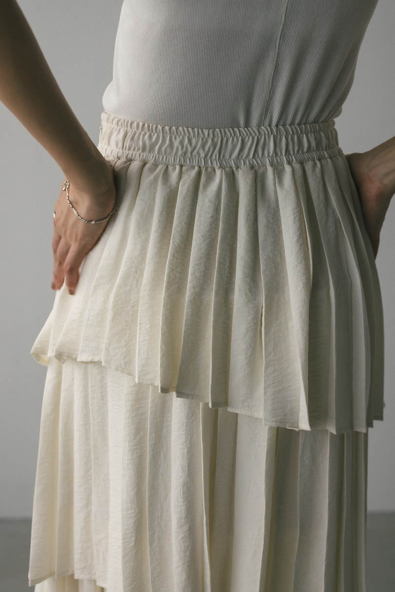 プリーツティアードスカート 詳細画像 IVOY 11