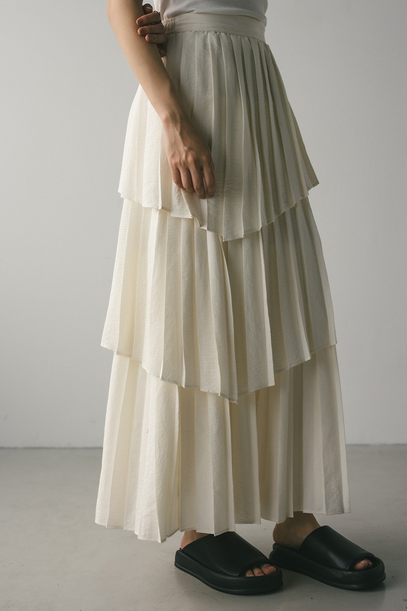 プリーツティアードスカート 詳細画像 IVOY 6