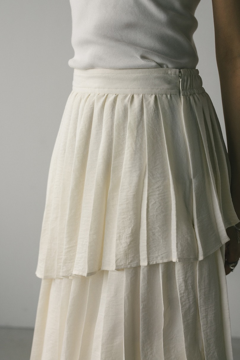 プリーツティアードスカート 詳細画像 IVOY 9