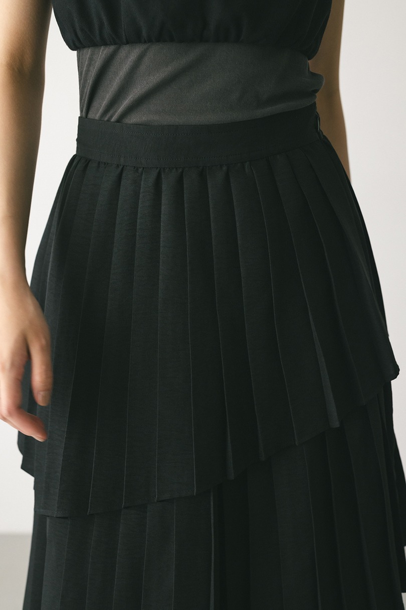 プリーツティアードスカート 詳細画像 BLK 10