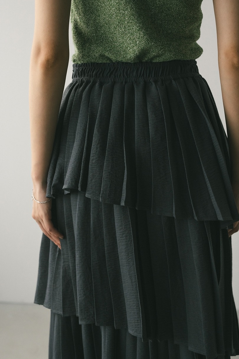 プリーツティアードスカート 詳細画像 C.GRY 11