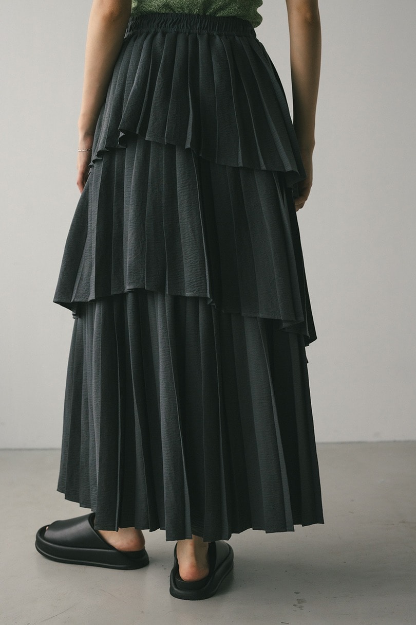 プリーツティアードスカート 詳細画像 C.GRY 7