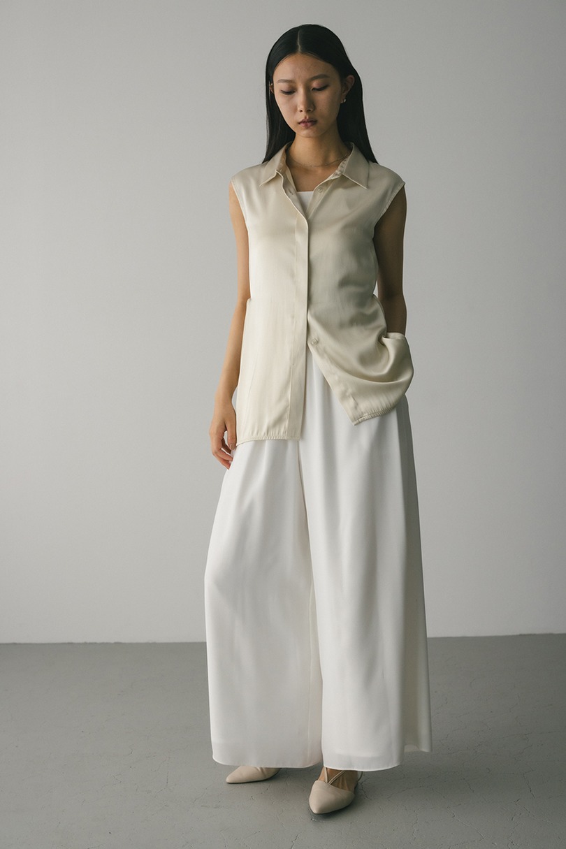 リラックスイージーパンツ 詳細画像 WHT 3