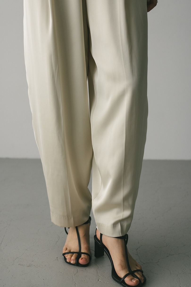 サテンタックフォルムパンツ 詳細画像 IVOY 11