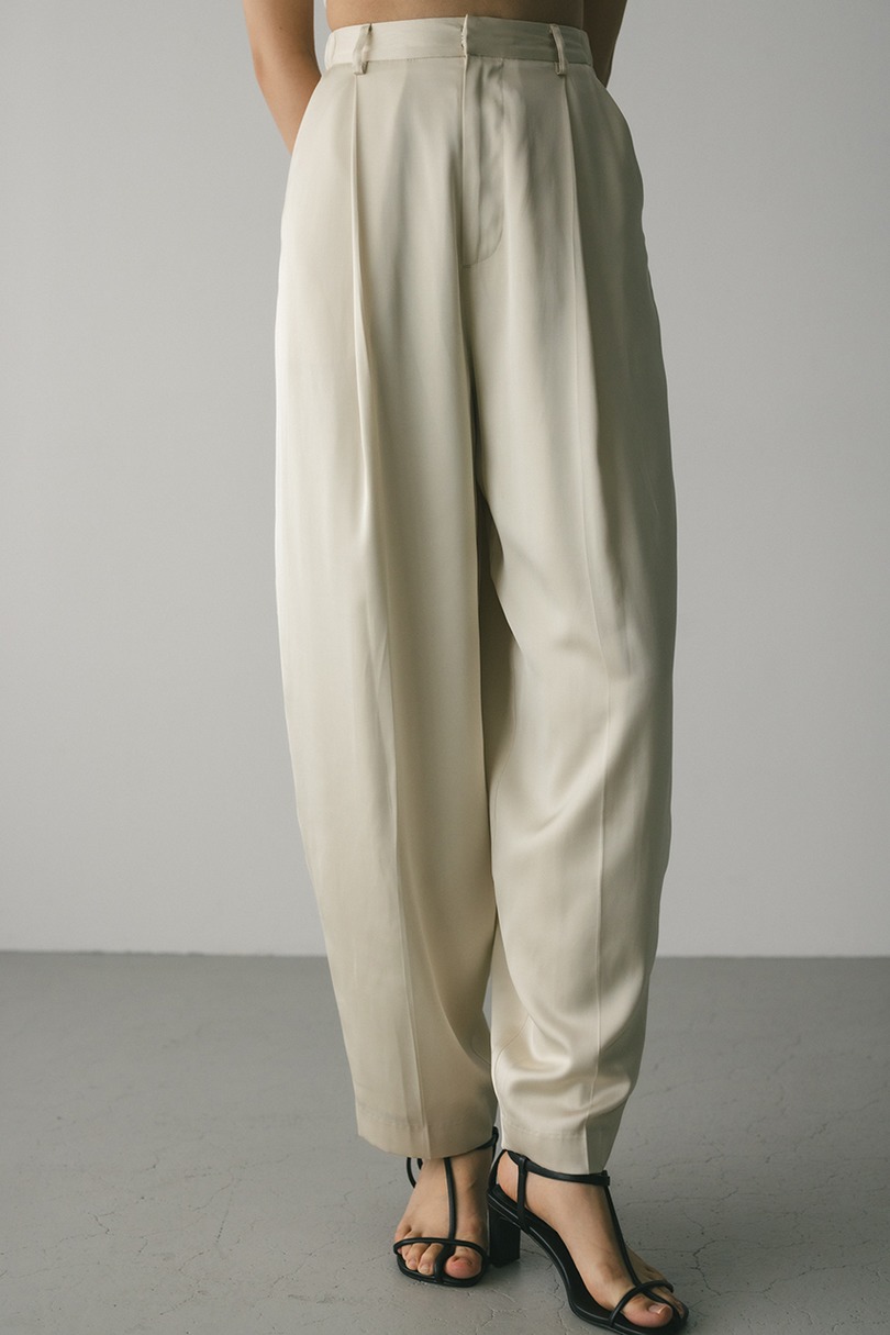 サテンタックフォルムパンツ 詳細画像 IVOY 6