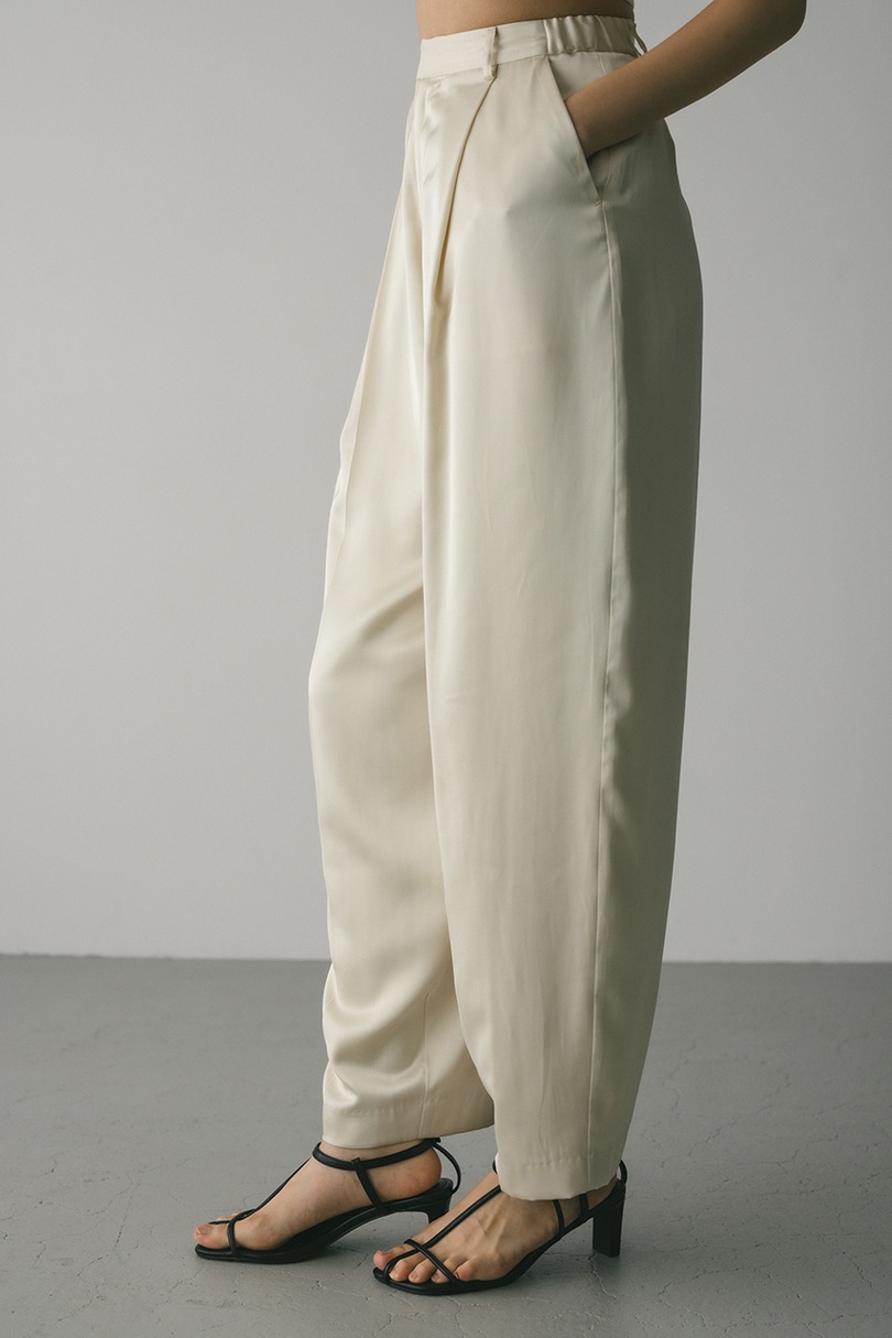 サテンタックフォルムパンツ 詳細画像 IVOY 7