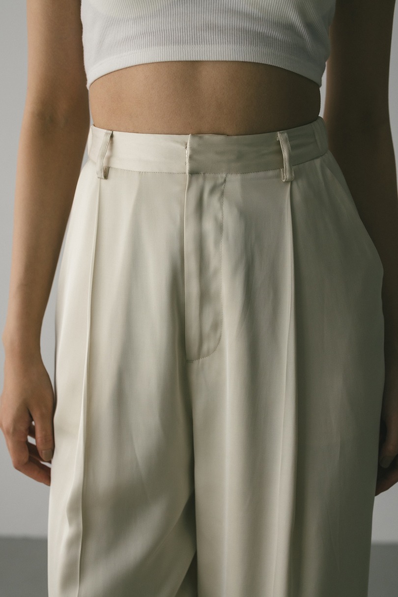 サテンタックフォルムパンツ 詳細画像 IVOY 9