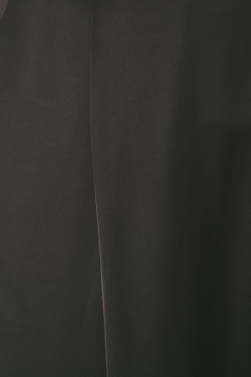 サテンタックフォルムパンツ 詳細画像 BRN 15