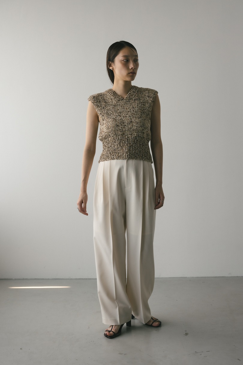 【WEB限定】3タックスラックスロング 詳細画像 IVOY 2