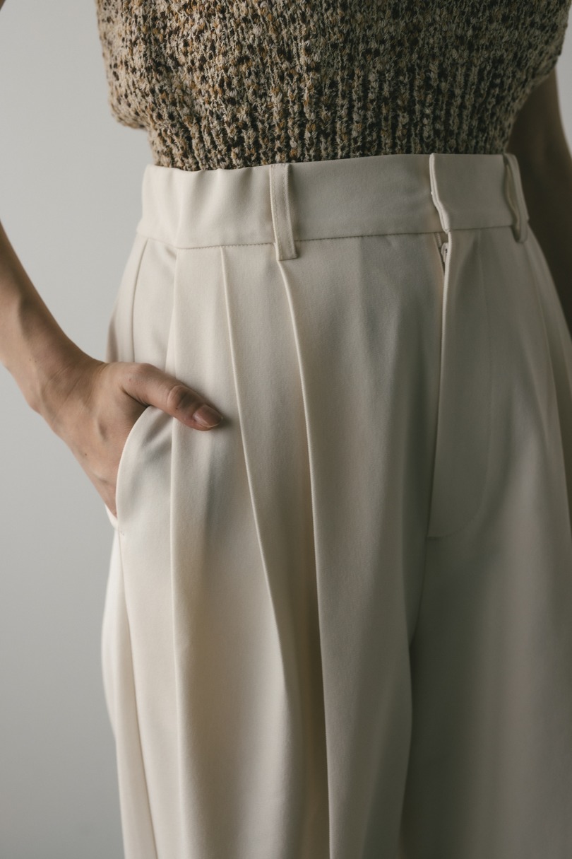 【WEB限定】3タックスラックスロング 詳細画像 IVOY 5