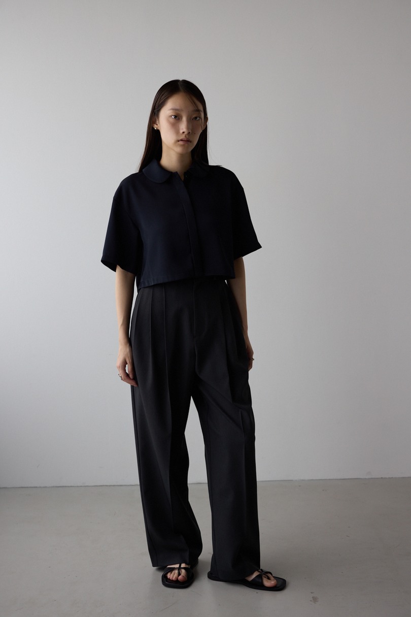 【WEB限定】3タックスラックスロング 詳細画像 BLK 3