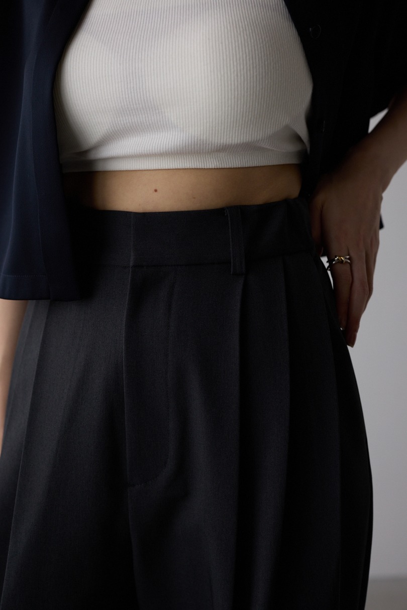 【WEB限定】3タックスラックスロング 詳細画像 BLK 6