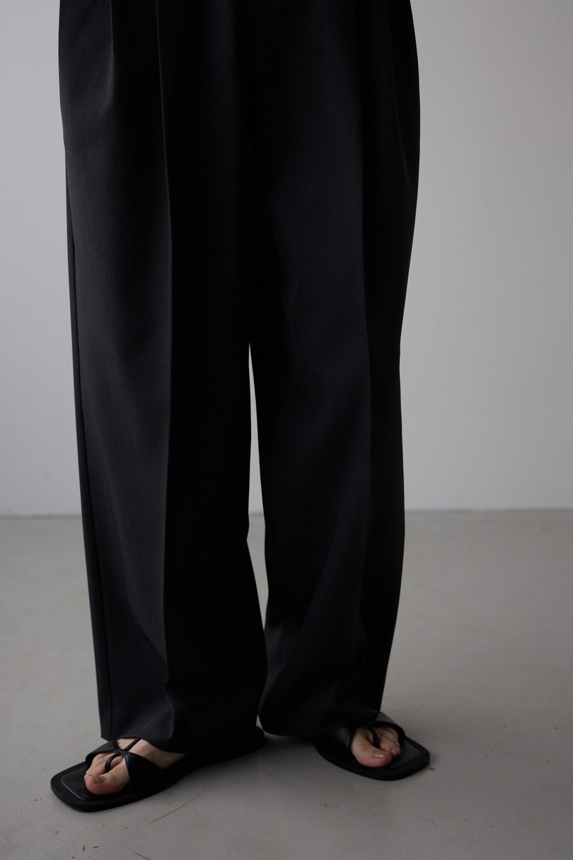 【WEB限定】3タックスラックスロング 詳細画像 BLK 9