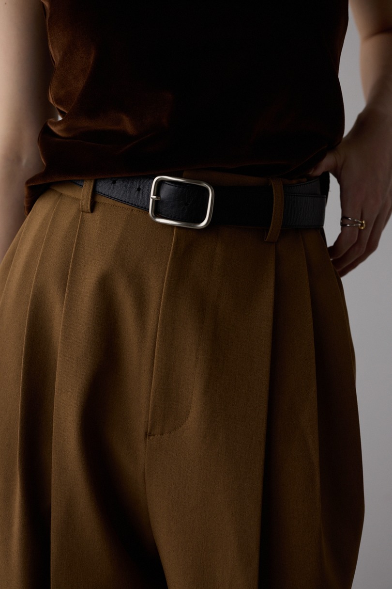 【WEB限定】3タックスラックスロング 詳細画像 L/BRN 6