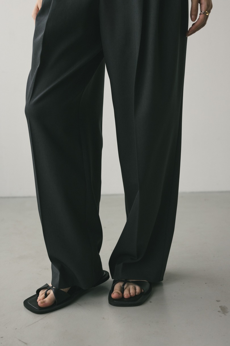 【WEB限定】3タックスラックスロング 詳細画像 GRY 8