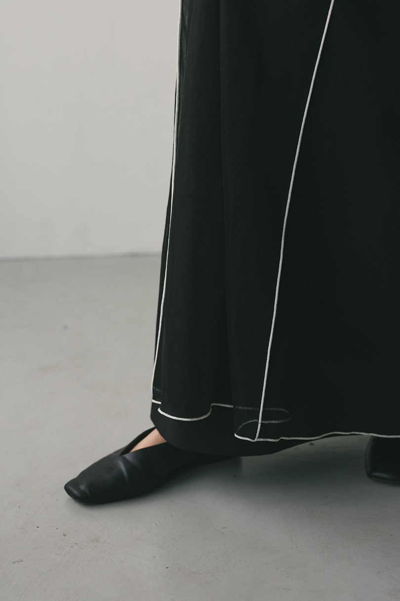 バイカラーチュールレイヤーワンピース 詳細画像 BLK 11