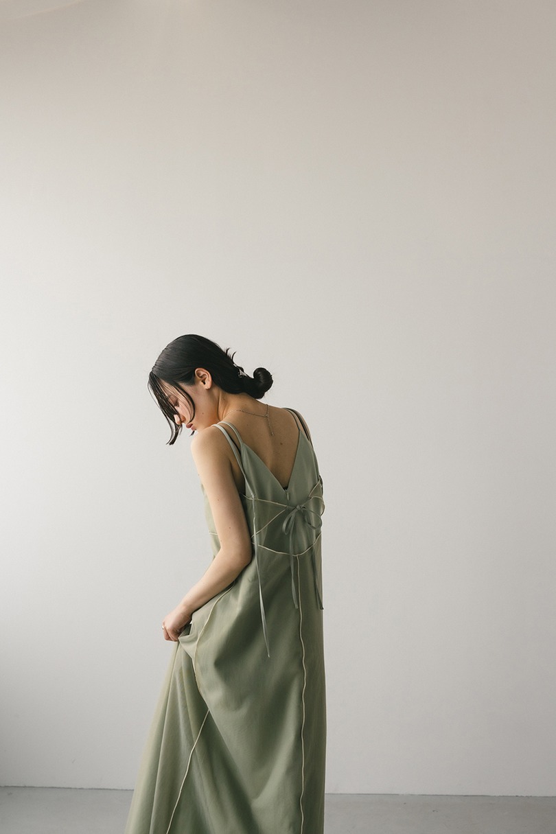 バイカラーチュールレイヤーワンピース 詳細画像 GRN 4