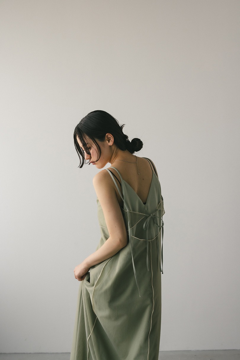 バイカラーチュールレイヤーワンピース 詳細画像 GRN 5