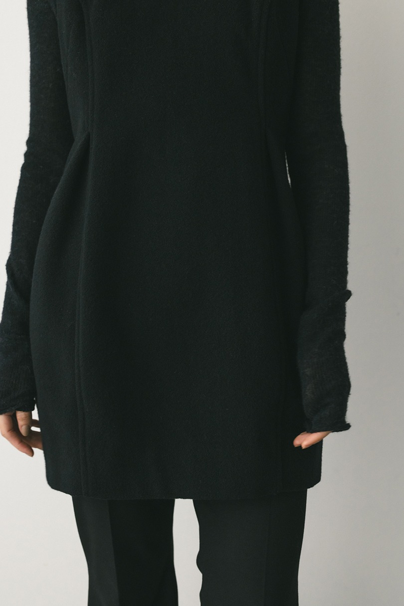 ウールミニワンピース 詳細画像 BLK 8