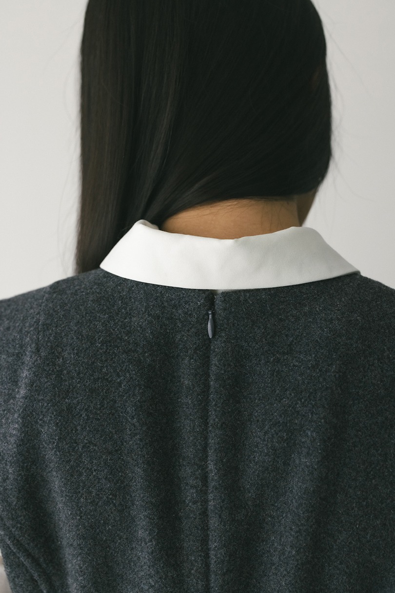 ウールミニワンピース 詳細画像 GRY 10